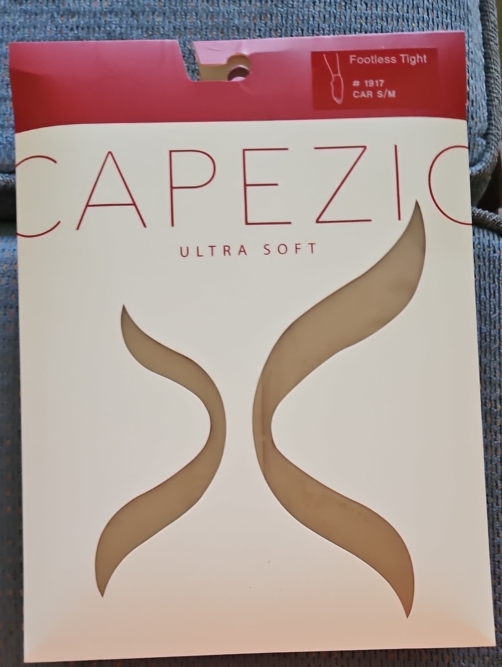 3 Capezio Ultra Soft Footless Tights Caramel 1917 S/M